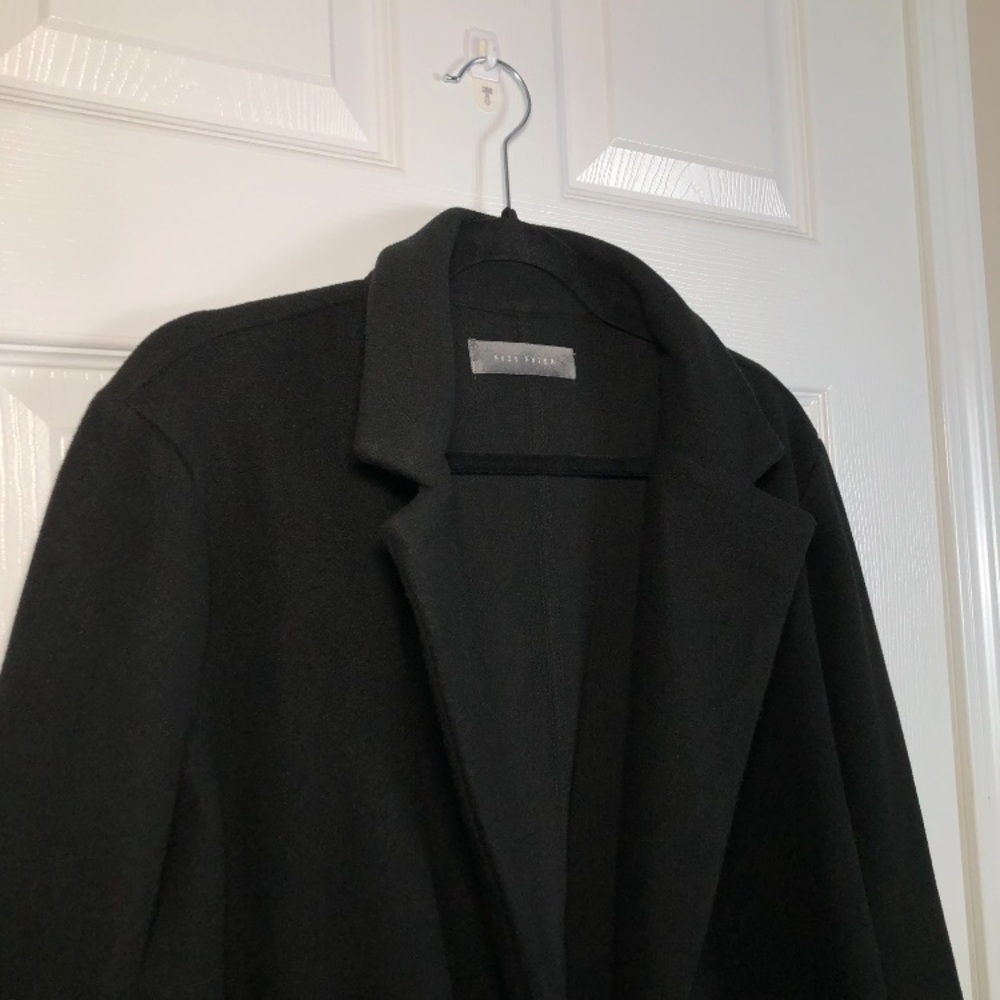 Suzy Shier - Black Trench Coat - Picture 3 of 12